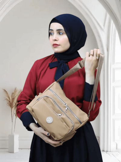 شنطة كروس كيبلينج مقاومة للمياه – 6 سوستة