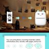 عرض قطعتين الطابعة الشقية Mini Sticker Printer
